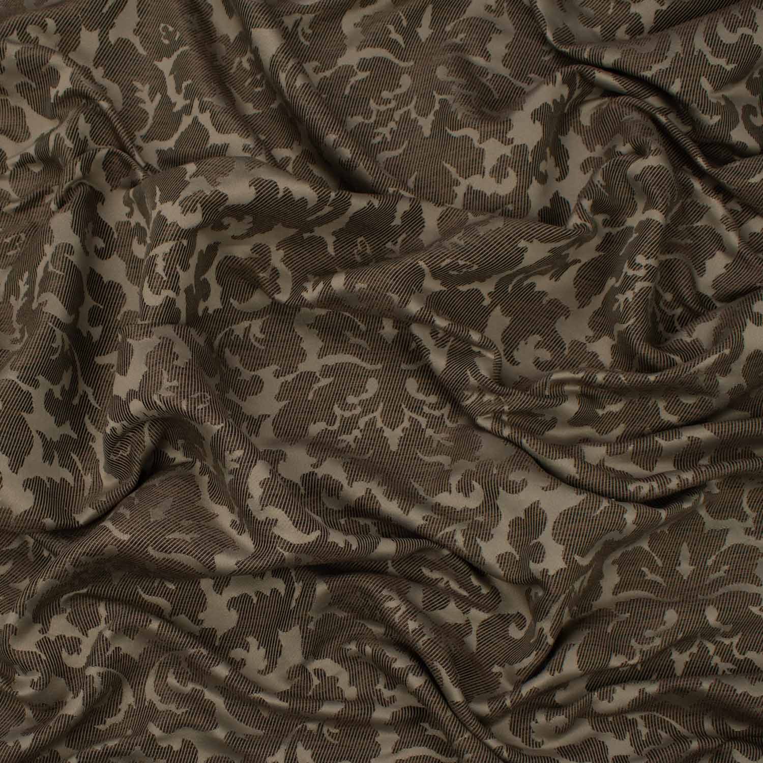 Turkish Curtaining/Upholstery Brown Decor Damask Jacquard