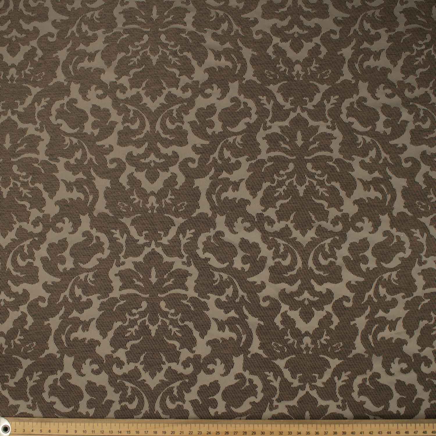 Turkish Curtaining/Upholstery Brown Decor Damask Jacquard