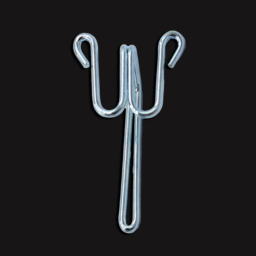 Sullivans Steel Curtain R7 Gathering Hooks - 32mm Zinc Plated 25Pcs