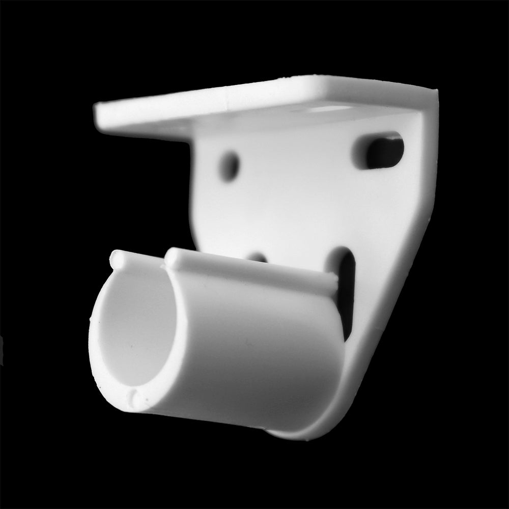 Sullivans Curtain Plastic Muslin Bracket - White 16mm