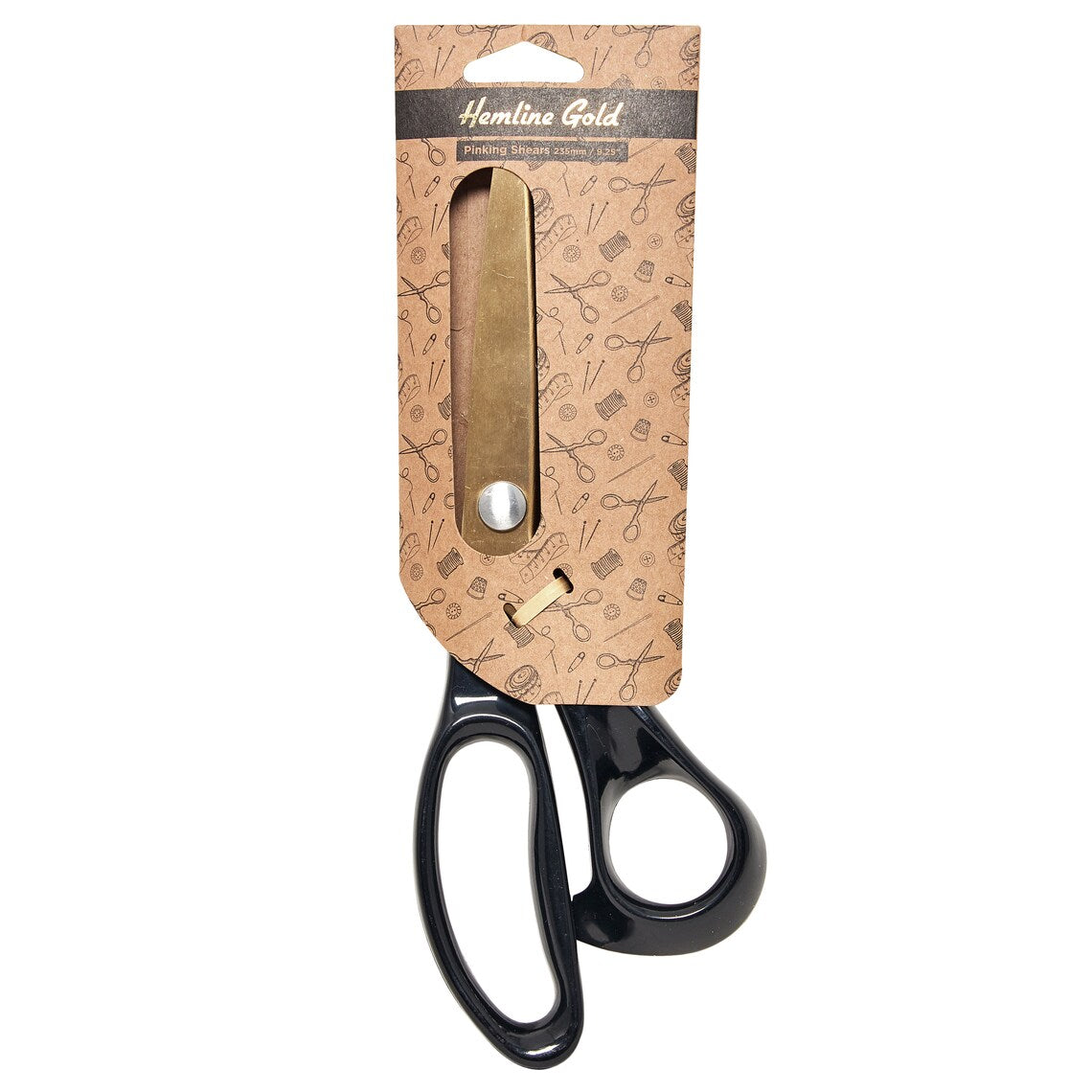 Hemline Gold Pinking Shears 235mm (9.25″)