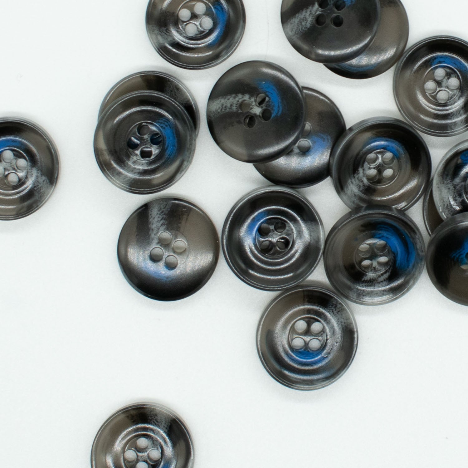 4 Hole Gloss Resin Horn Suit Blazer Button