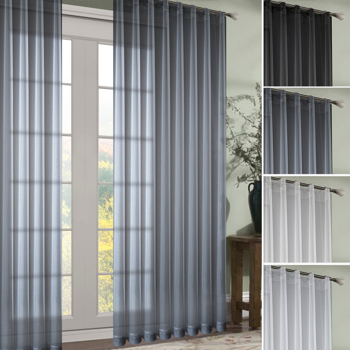 Opal Sheer S Fold Curtain