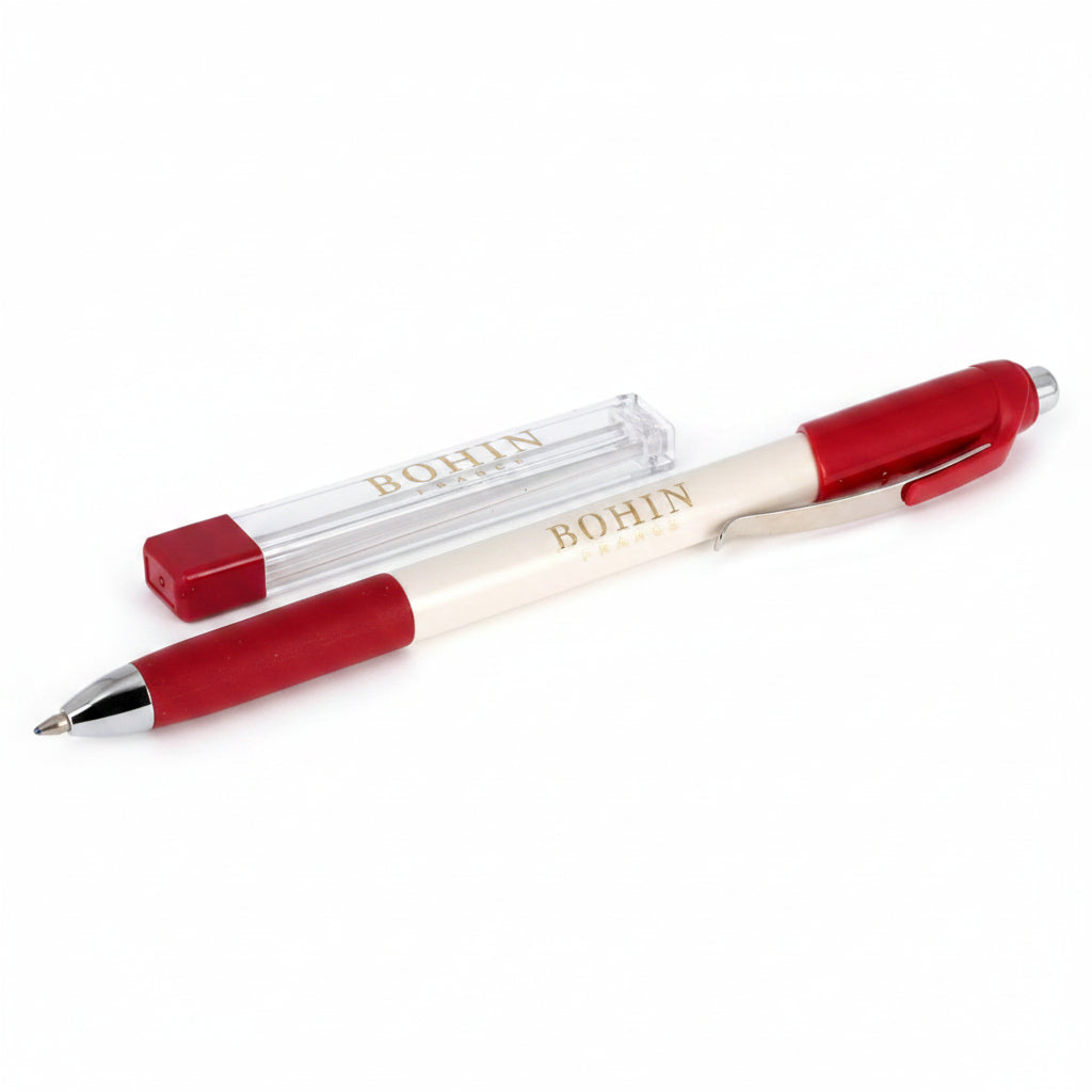 Bohin Extra Fine Mechanical Chalk Pencil 0.9mm + 6 Leads