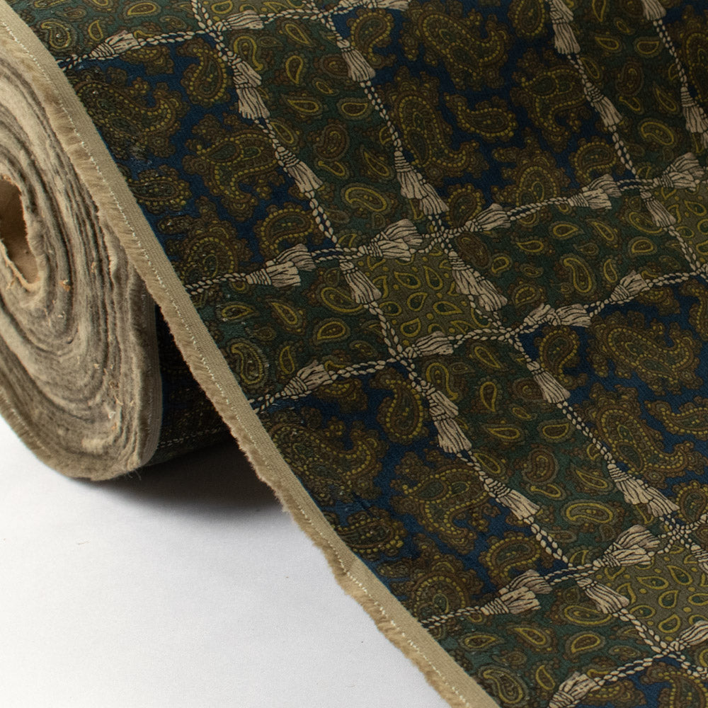 Hokkoh®Japanese Regal Paisley Printed Fine Pinwale Corduroy