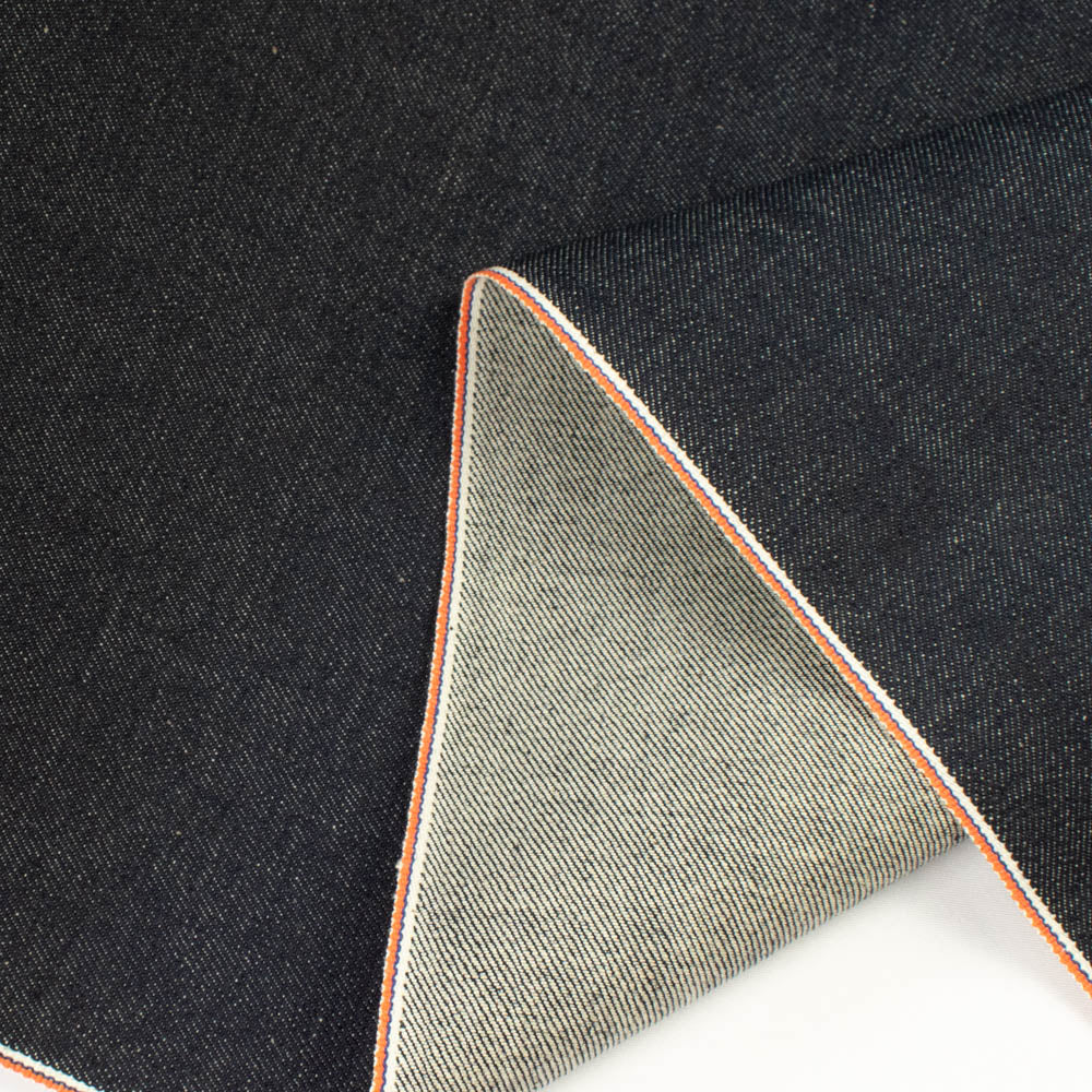 Kaihara® Japanese Selvedge Denim - Special Stretch Orange Blue Selvedge - 14oz - 70cm Wide 43776