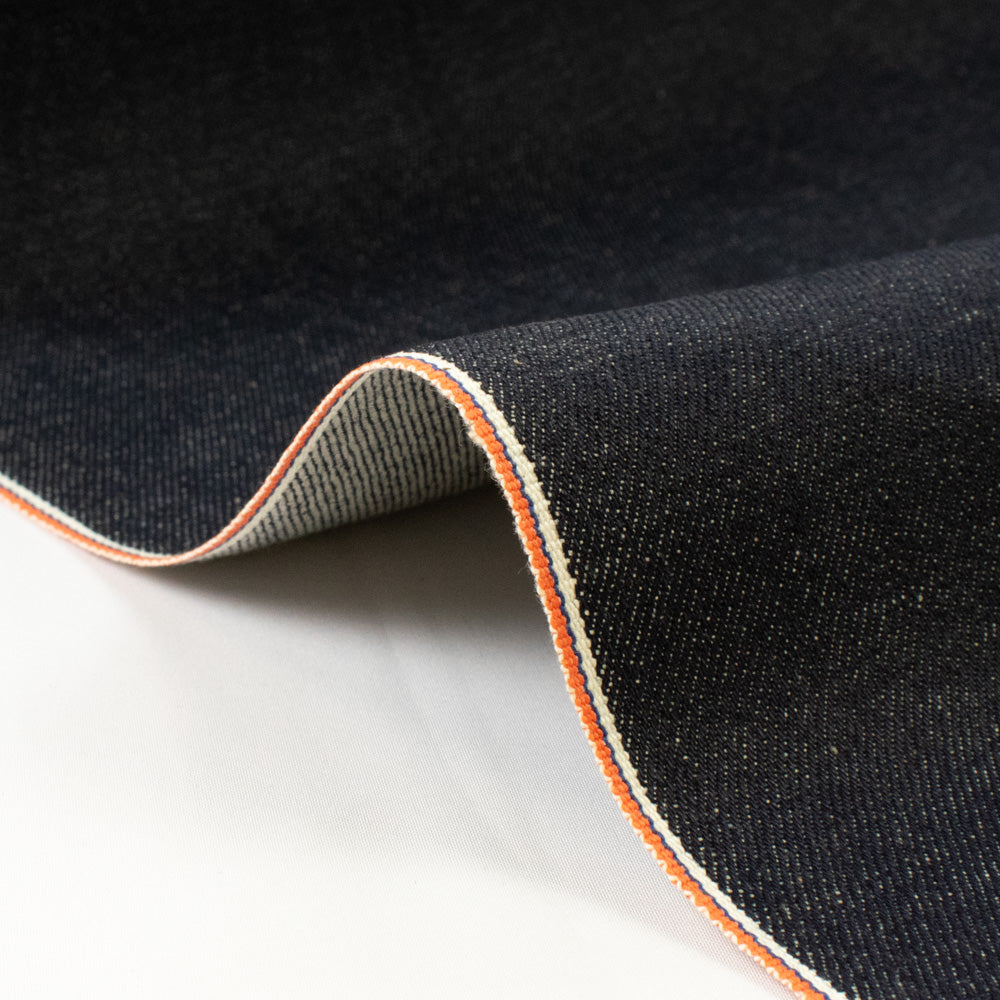Kaihara® Japanese Selvedge Denim - Special Stretch Orange Blue Selvedge - 14oz - 70cm Wide 43776