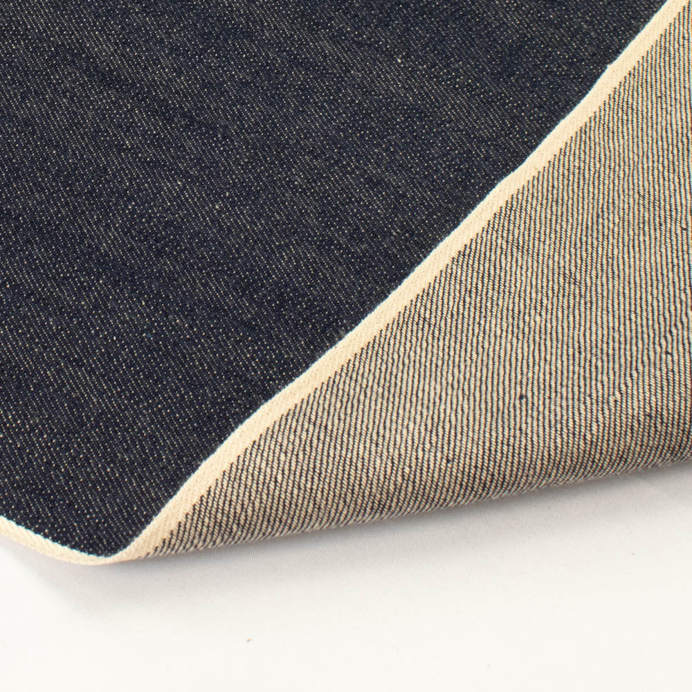 Kaihara® Japanese Selvedge Denim - Unsanforized (Raw) - Levi 1901 Selvedge - 9.5oz - Deep Indigo