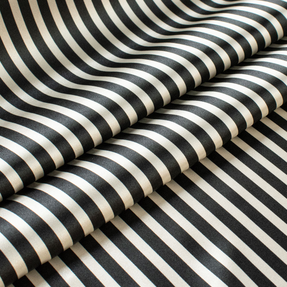 Bengal Striped Printed Satin