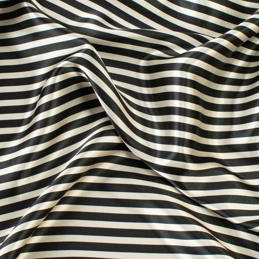 Bengal Striped Printed Satin