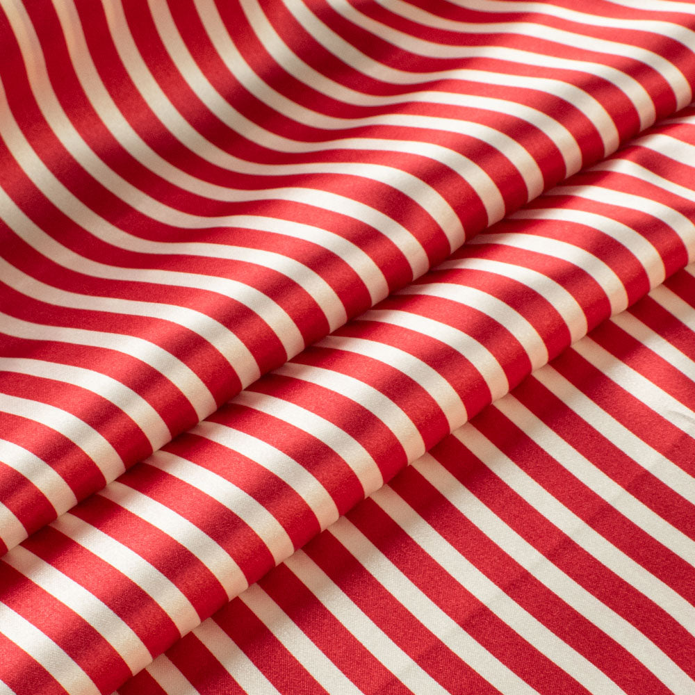 Bengal Striped Printed Satin