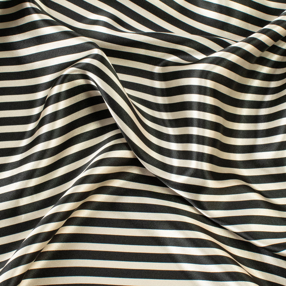 Bengal Striped Printed Satin