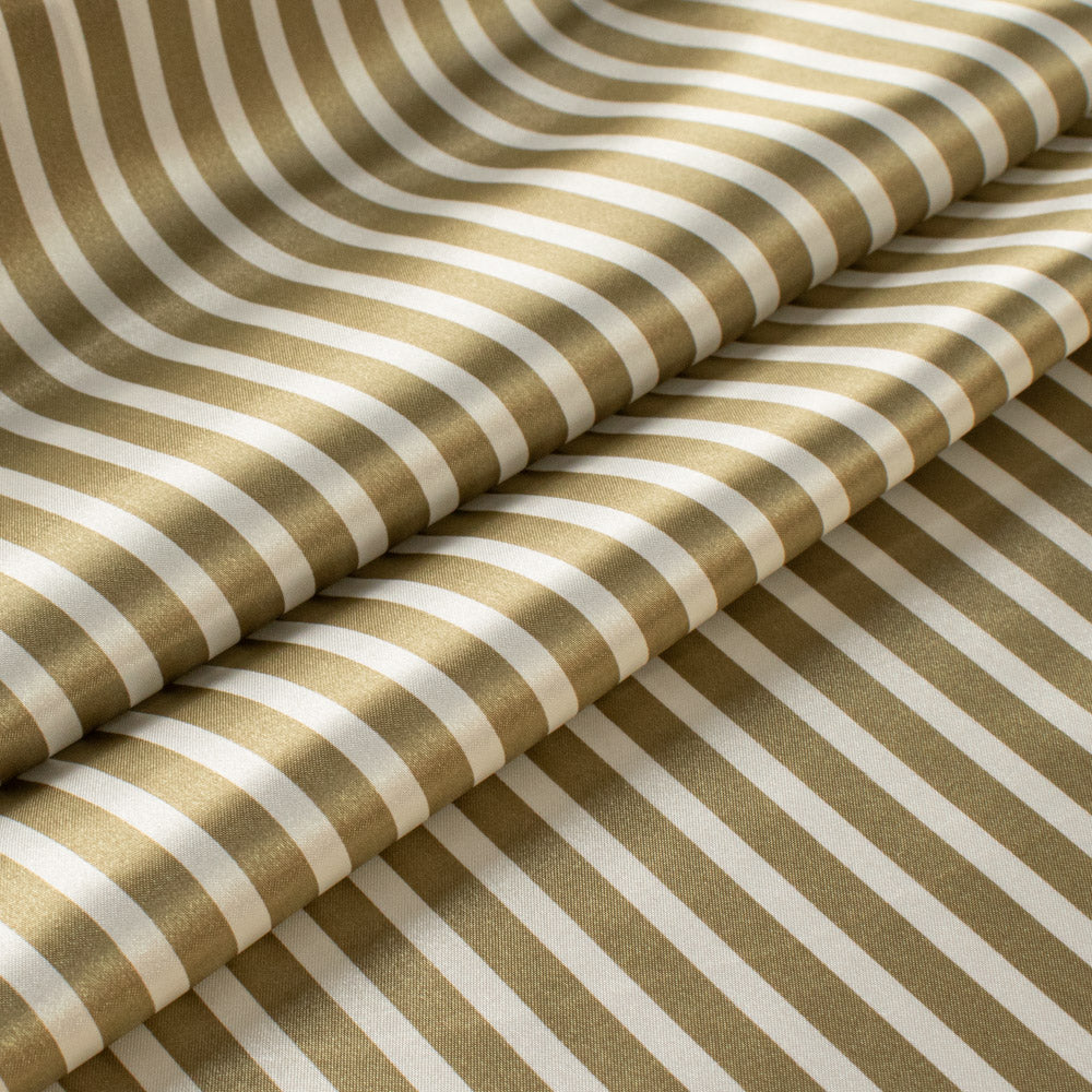 Bengal Striped Printed Satin