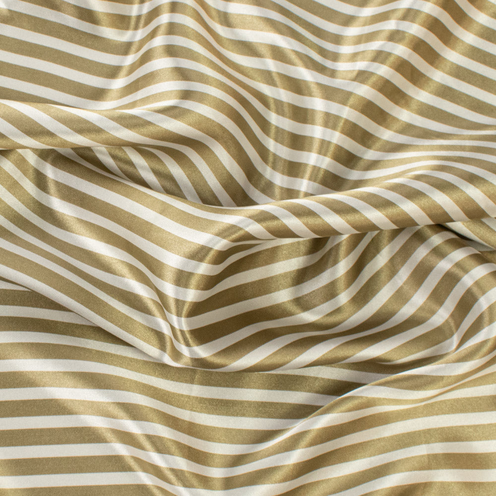 Bengal Striped Printed Satin