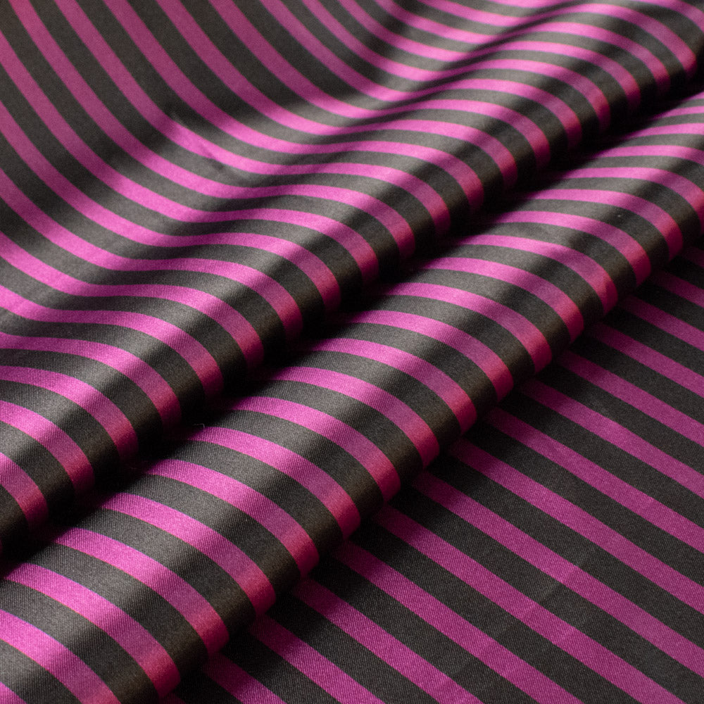 Bengal Striped Printed Satin