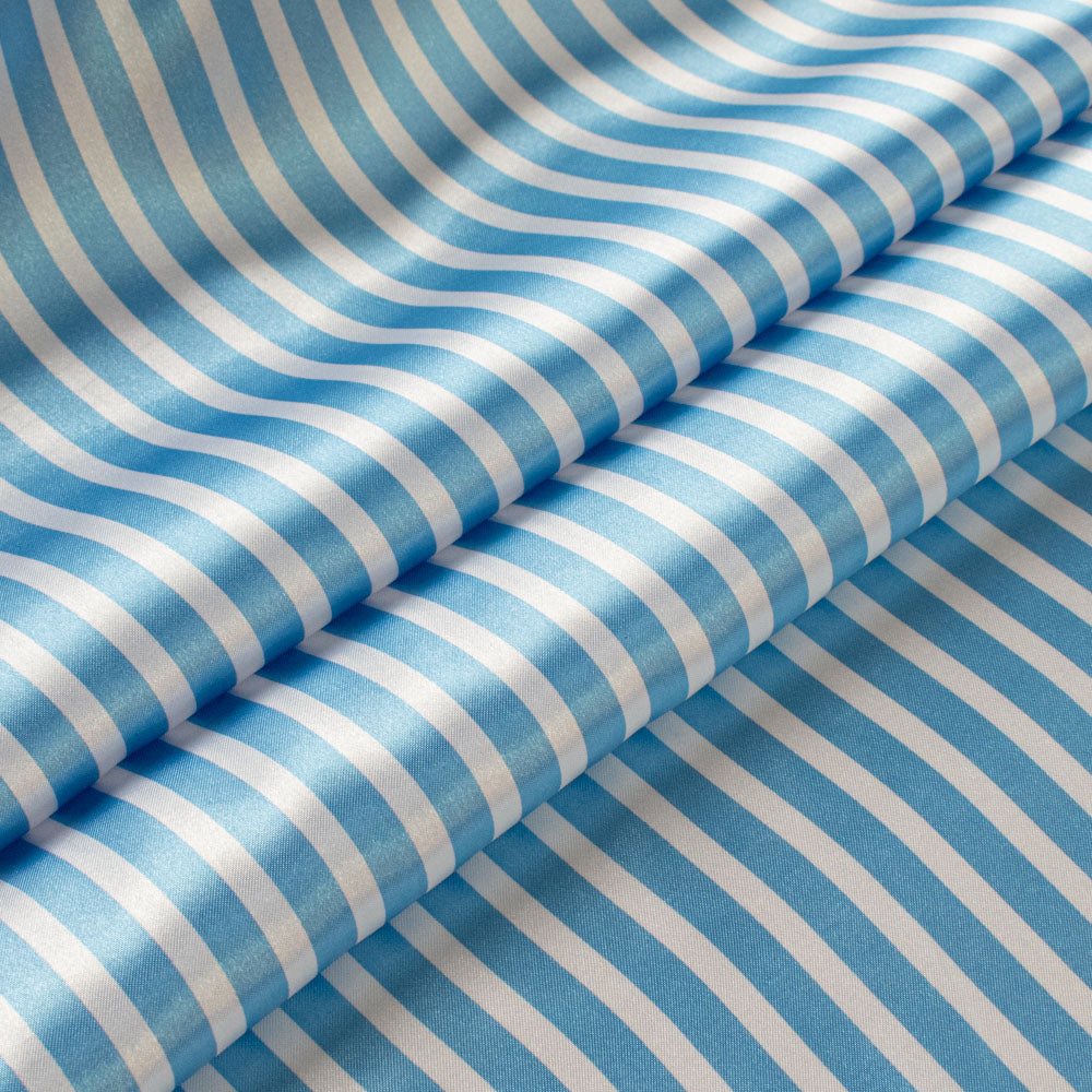 Bengal Striped Printed Satin