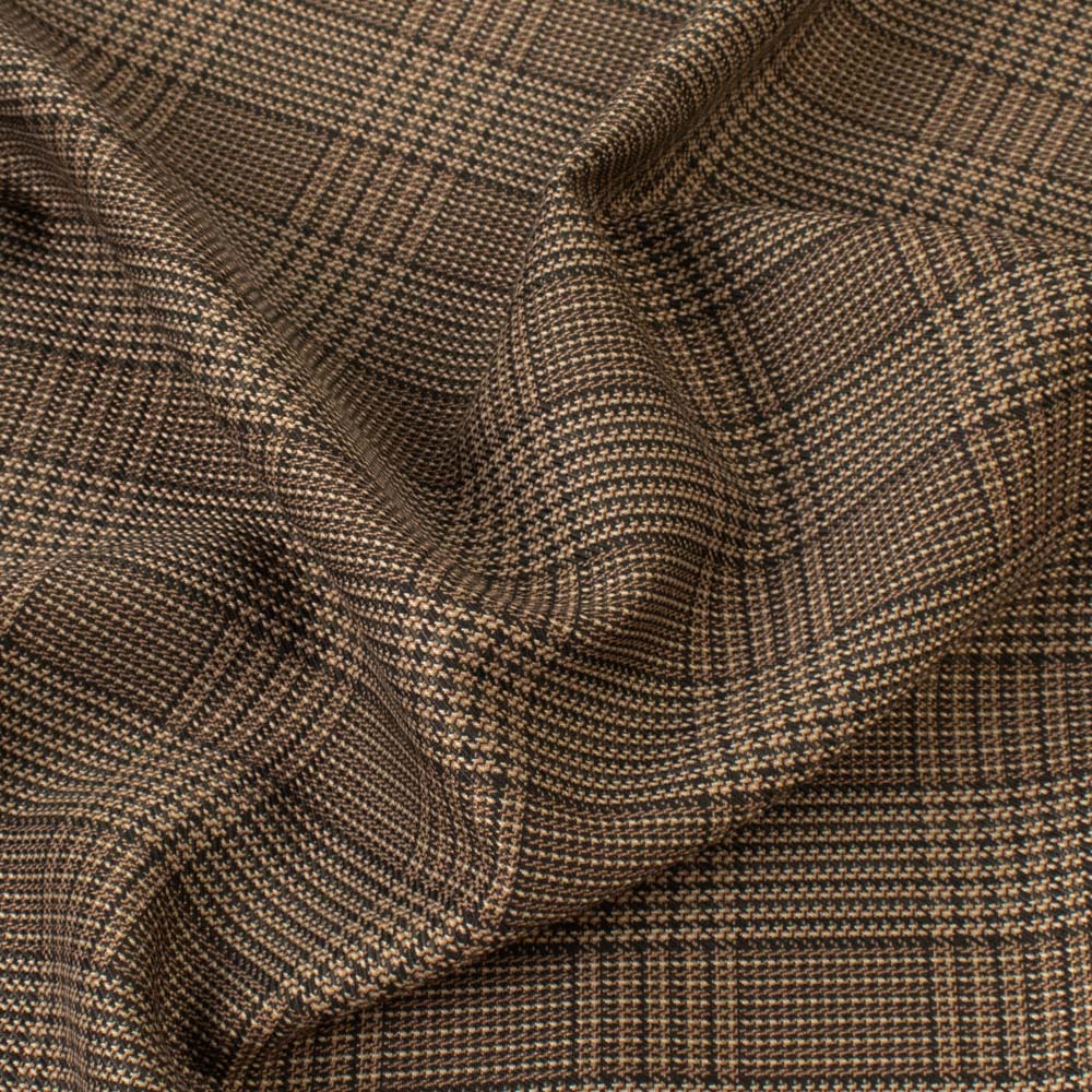 Premium Japanese Yarn Dyed Tweed Suiting - Brown