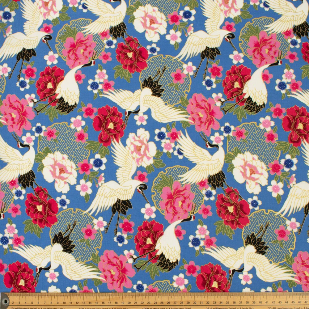 Japanese Yuzen-Style Cotton Prints