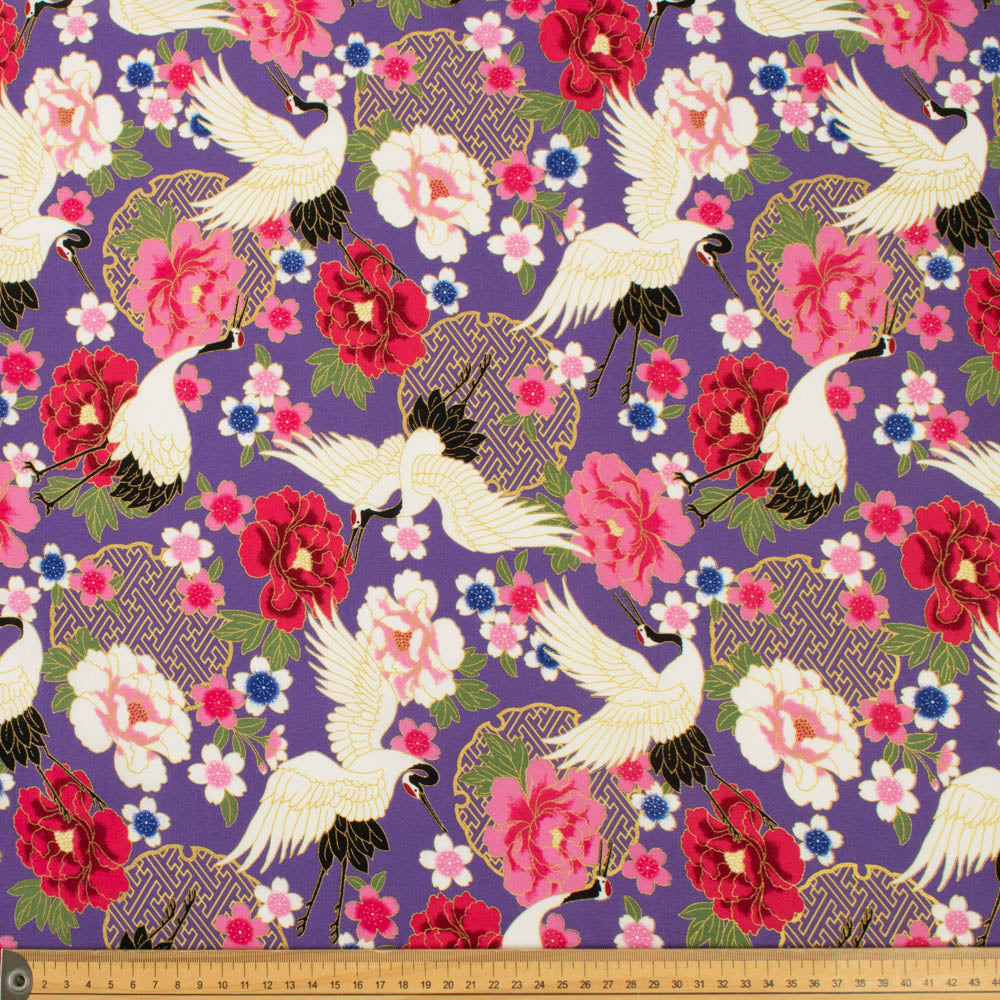 Japanese Yuzen-Style Cotton Prints