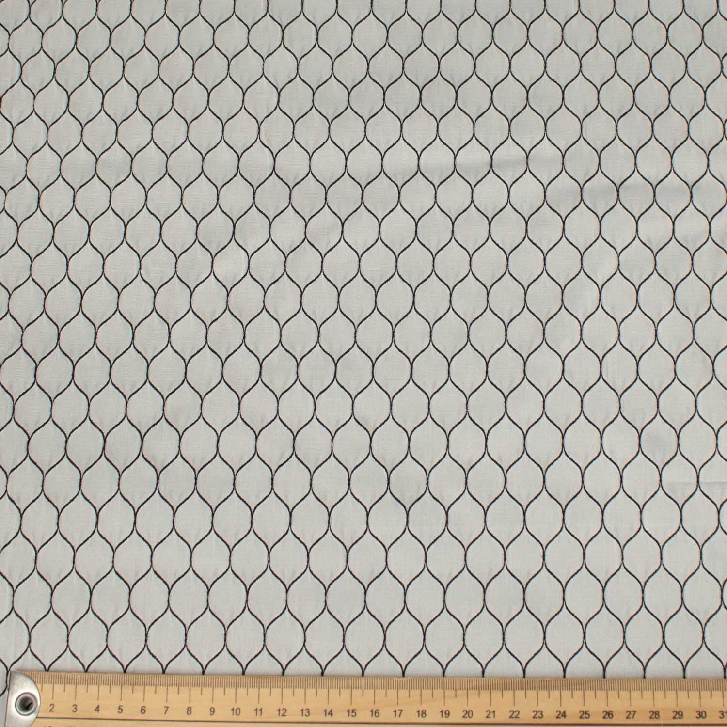 Turkish Curtaining/Upholstery Embroidered Honeycomb Sateen Jacquard