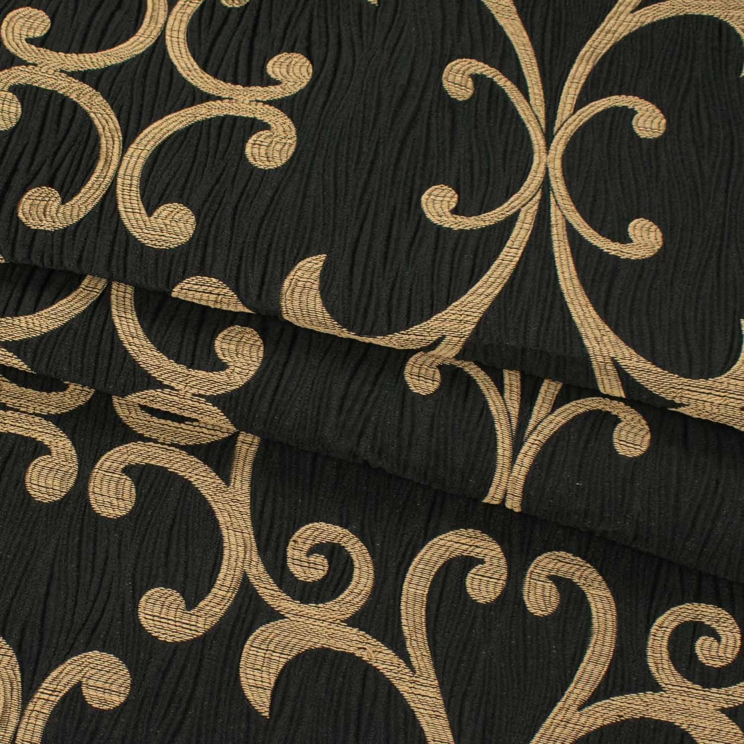 Turkish Curtaining/Upholstery Embroidered Vines Textured Jacquard