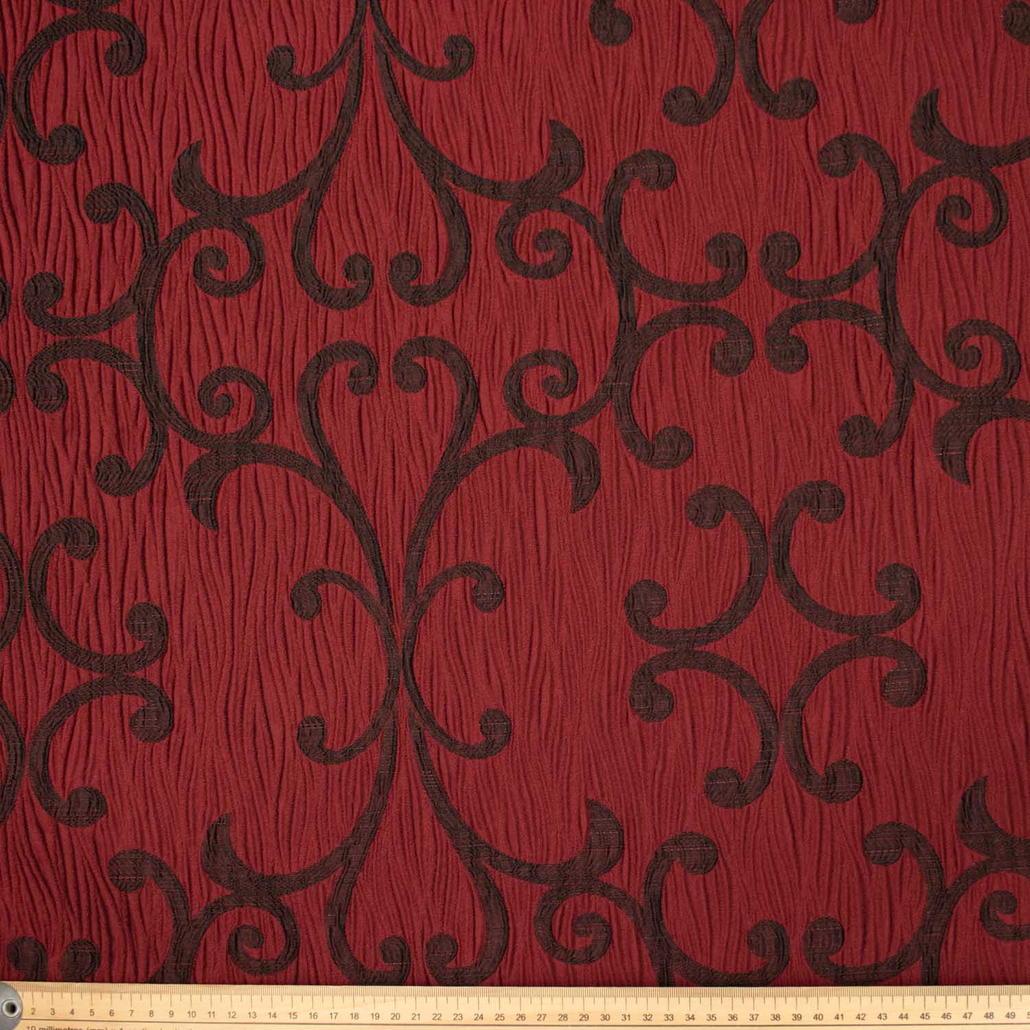 Turkish Curtaining/Upholstery Embroidered Vines Textured Jacquard