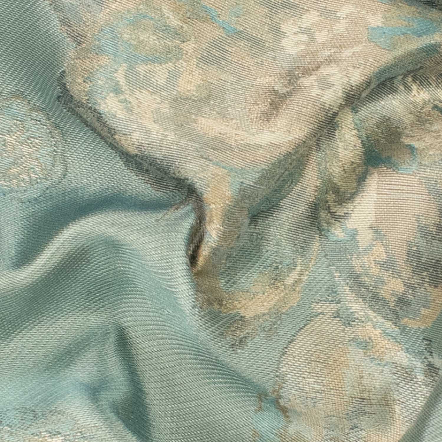 Turkish Curtaining/Upholstery Embroidered Reversible Floral Brocade