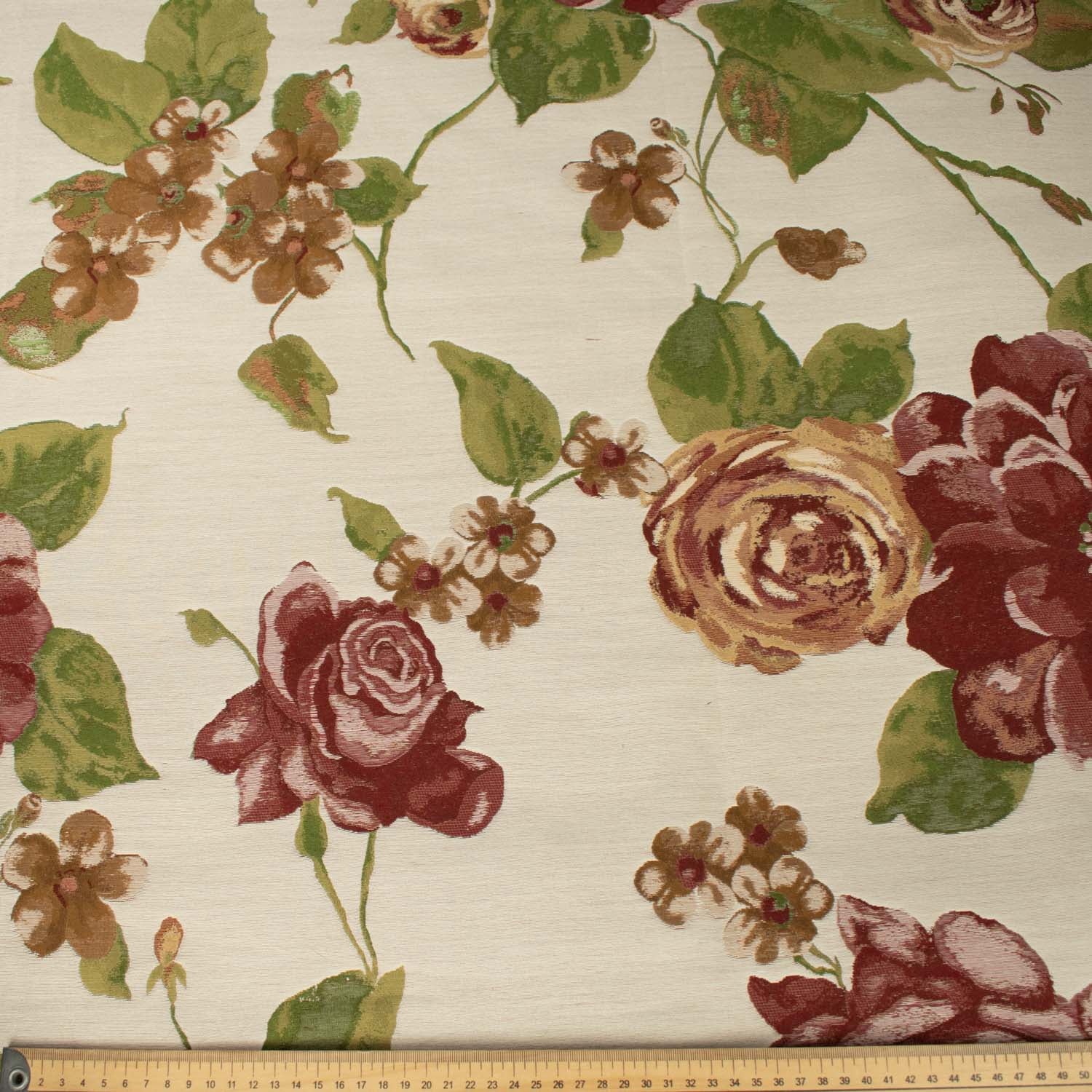 Turkish Curtaining/Upholstery Embroidered Large Floral Brocade