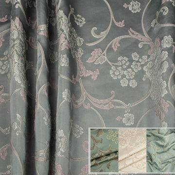 Floral Vines by Verdi - Curtaining/Upholstery Turkish Embroidered Jacquard/Brocade