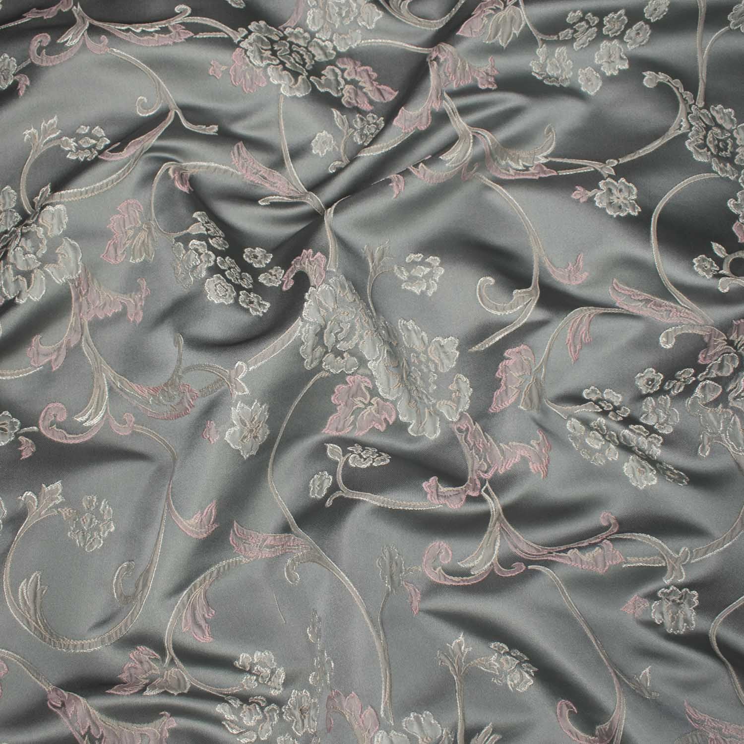 Floral Vines by Verdi - Curtaining/Upholstery Turkish Embroidered Jacquard/Brocade