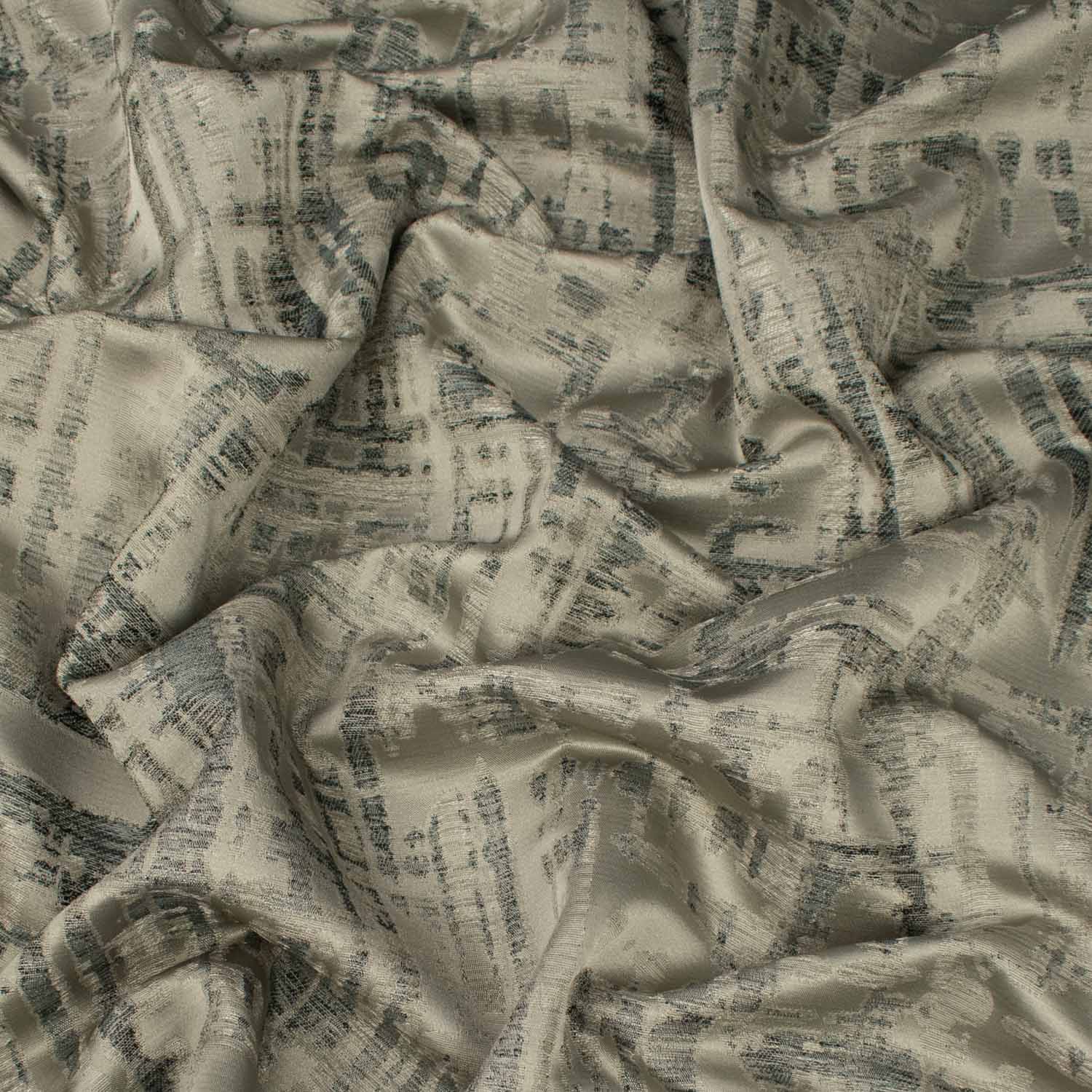 Turkish Curtaining/Upholstery Abstract Textured Jacquard