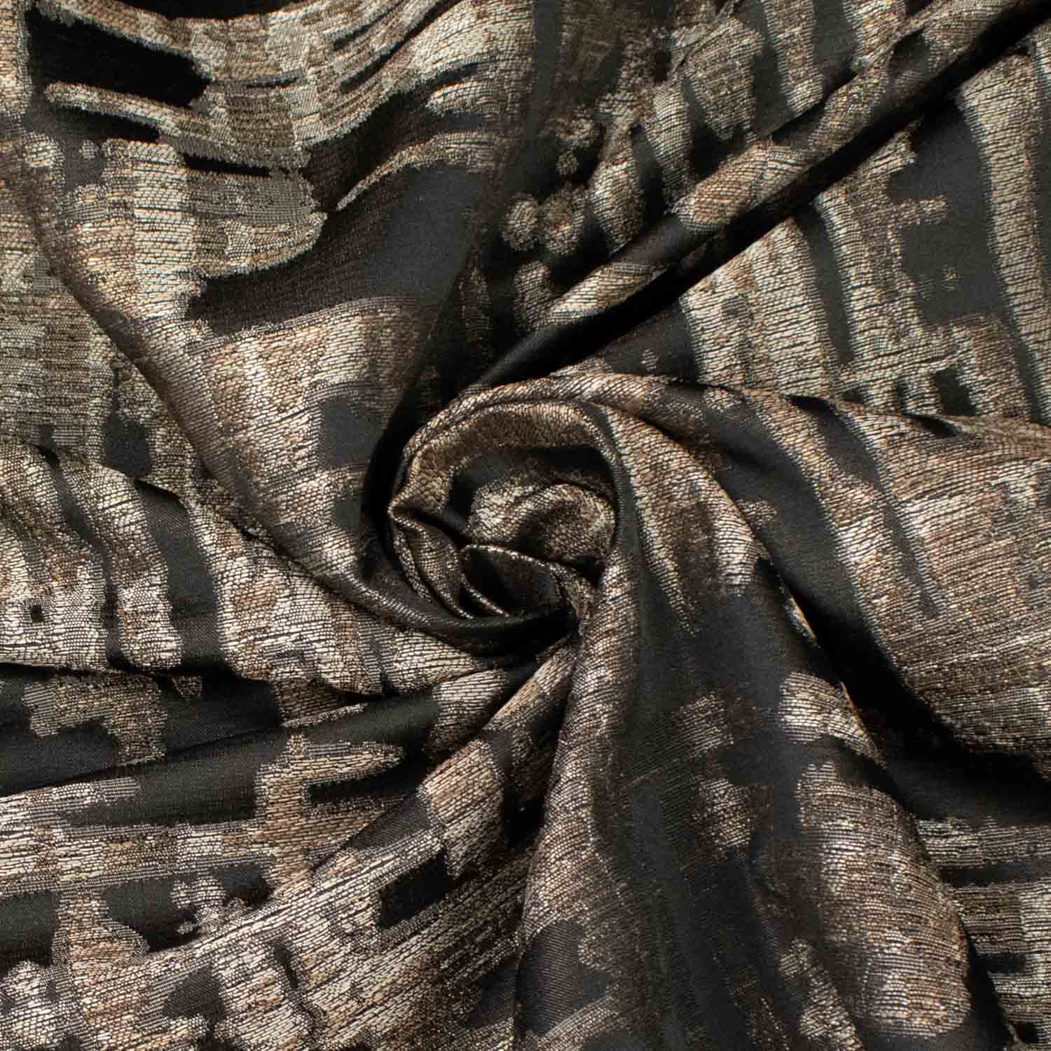 Turkish Curtaining/Upholstery Abstract Textured Jacquard