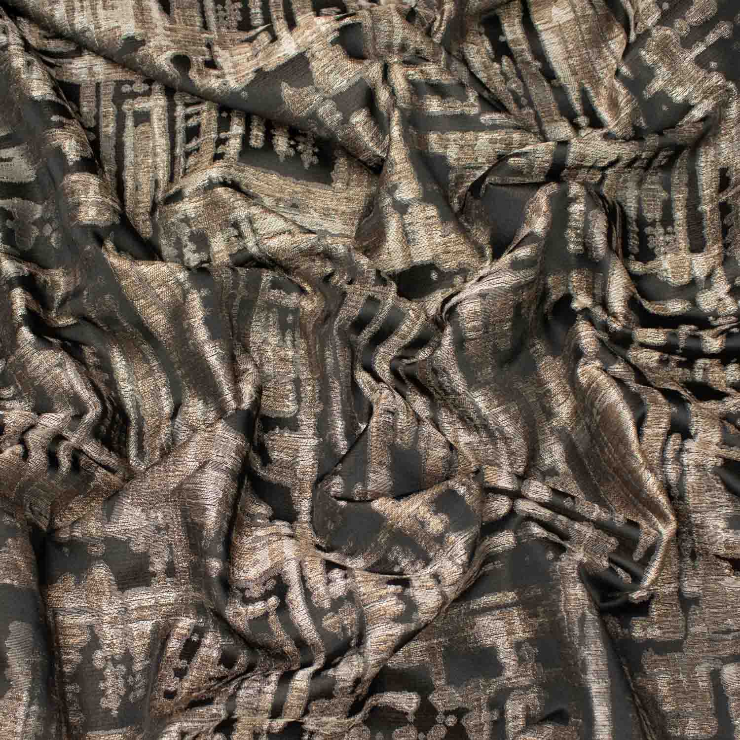 Turkish Curtaining/Upholstery Abstract Textured Jacquard