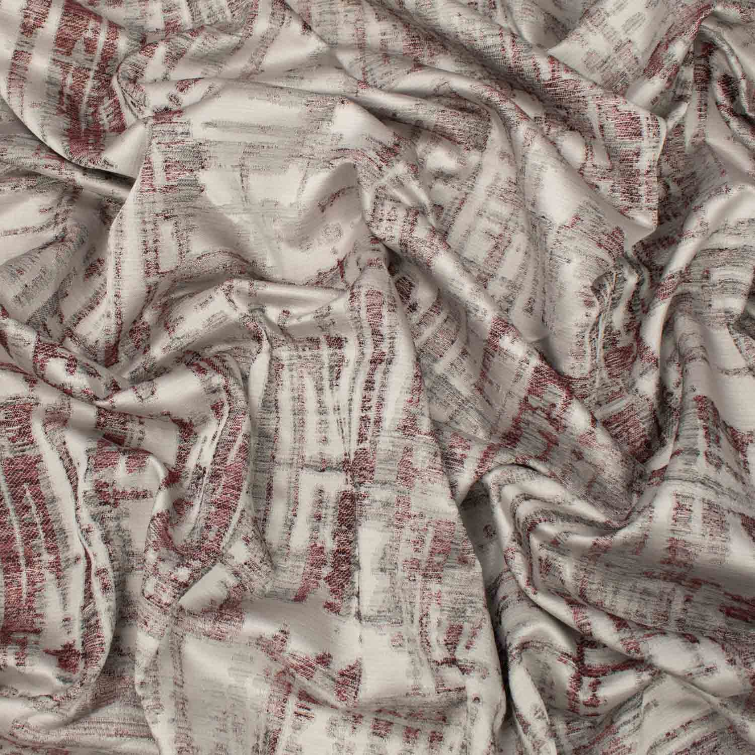 Turkish Curtaining/Upholstery Abstract Textured Jacquard