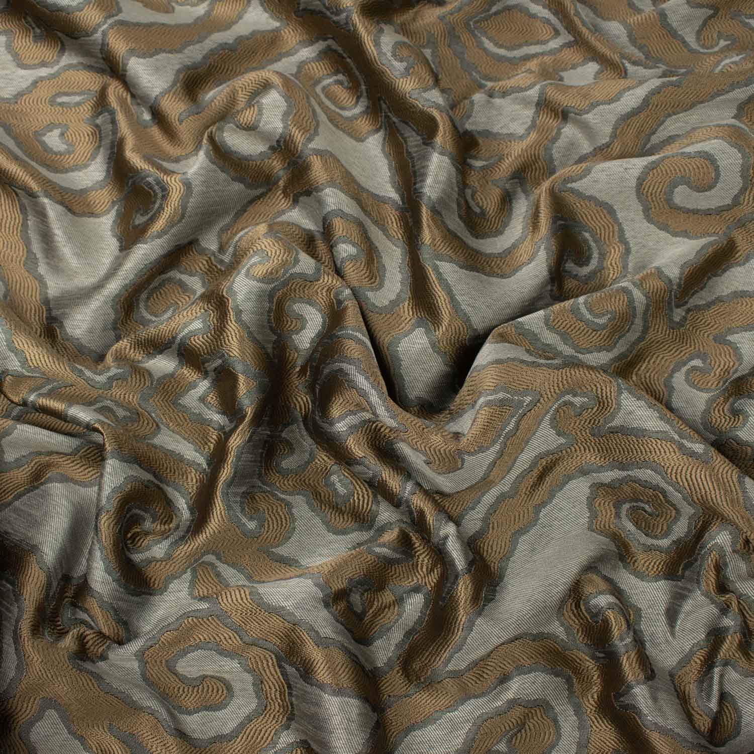 Turkish Curtaining/Upholstery Embroidered Vintage Vines Jacquard