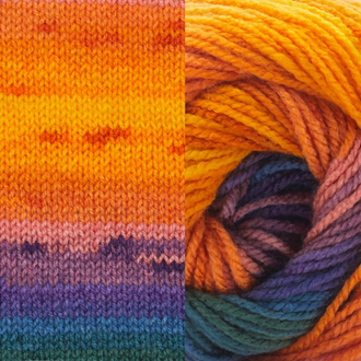Fiddlesticks Superb 8 Prints Knitting Yarn