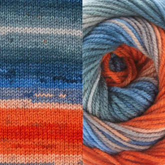 Fiddlesticks Superb 8 Prints Knitting Yarn