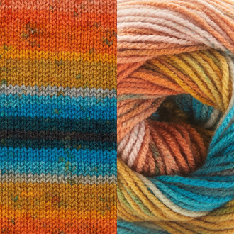 Fiddlesticks Superb 8 Prints Knitting Yarn