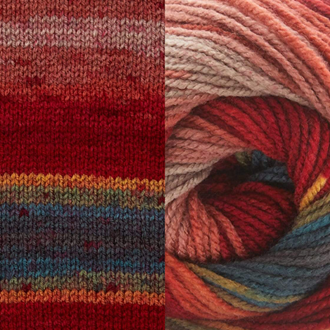 Fiddlesticks Superb 8 Prints Knitting Yarn