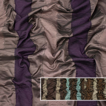 Turkish Curtaining/Upholstery Stripes Textured Brocade