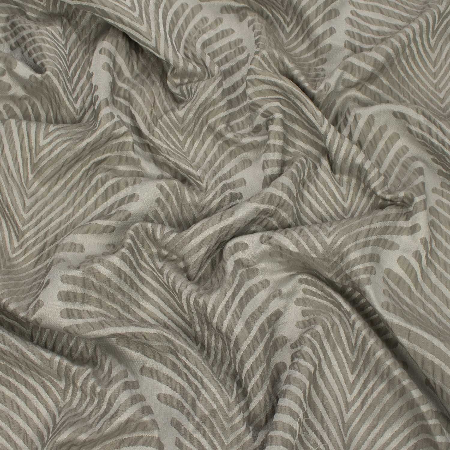 Turkish Curtaining/Upholstery Geometric Leaves Jacquard