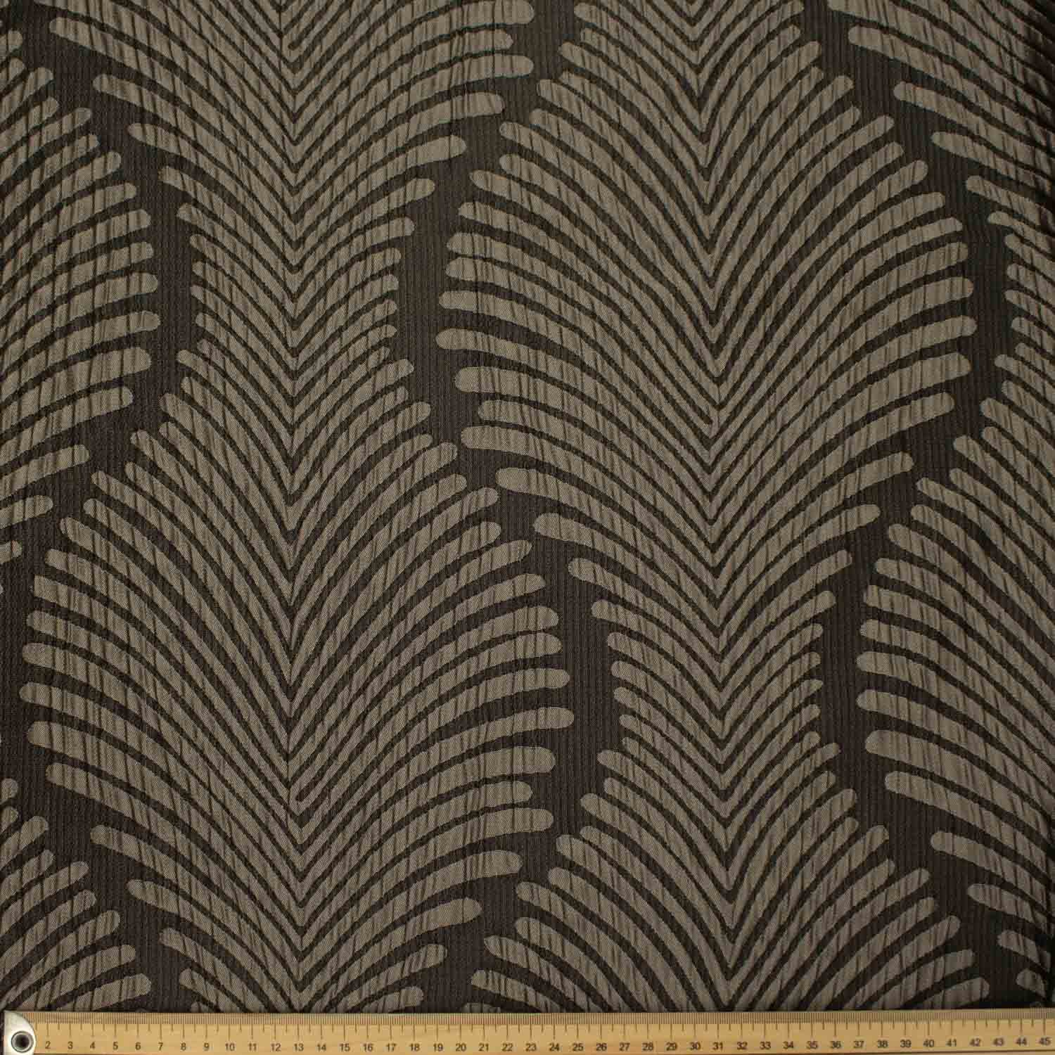 Turkish Curtaining/Upholstery Geometric Leaves Jacquard