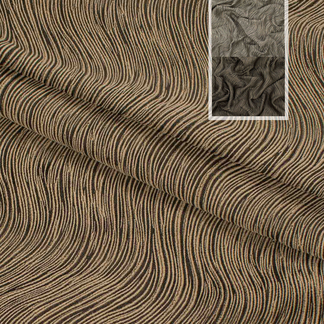 Turkish Curtaining/Upholstery Wave Textured Jacquard