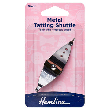 Hemline Tatting Shuttle Metal 70MM