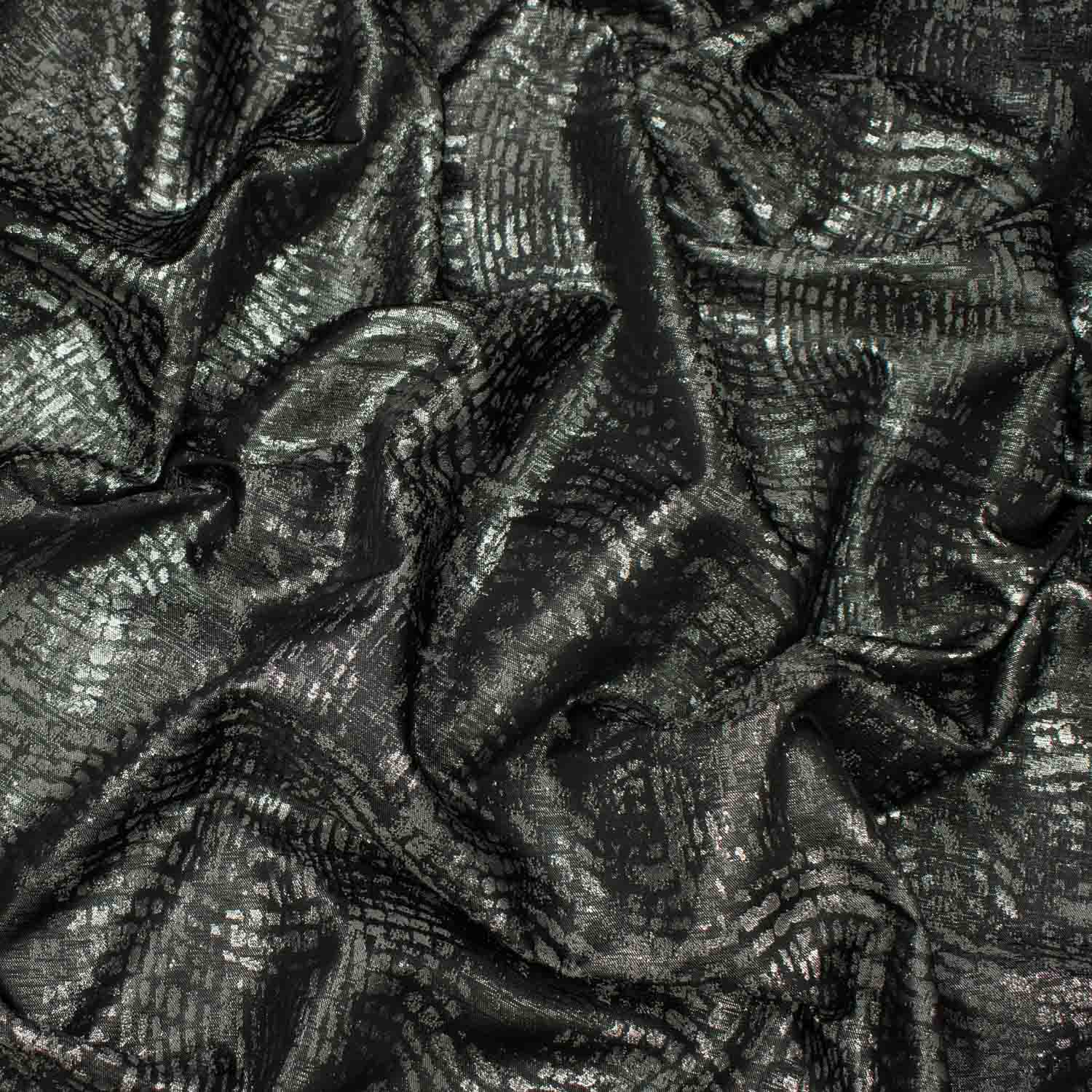 Turkish Curtaining/Upholstery Glitter Abstract Textured Jacquard