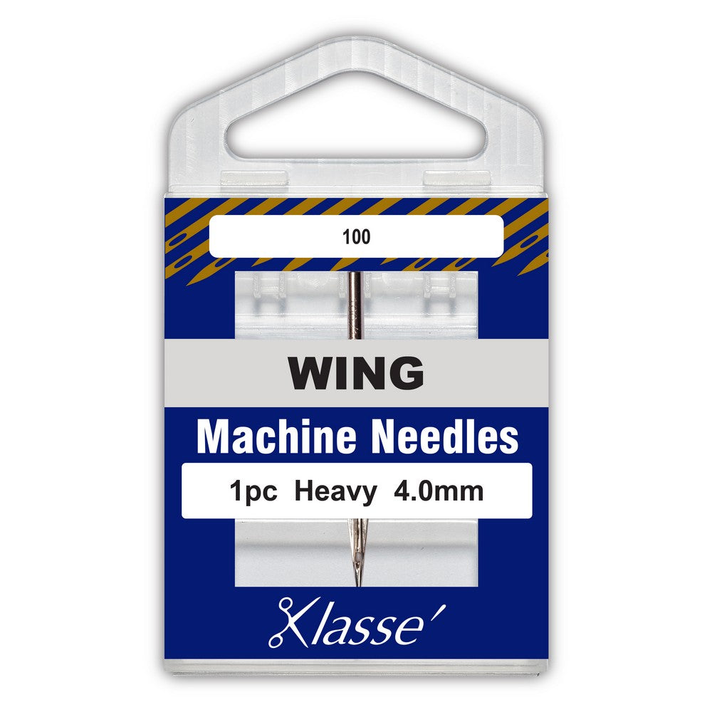Klasse Wing Sewing Machine Needle Size 100/4.0mm - Pack of 1 Needle
