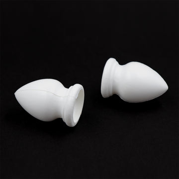 Sullivans Curtain Plastic Acorn Rod End 40mm White