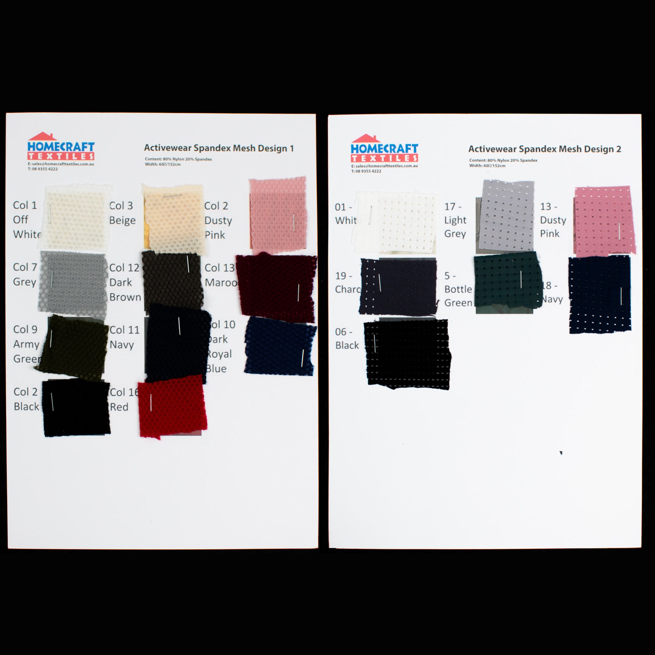 Activewear Spandex Mesh Design 2