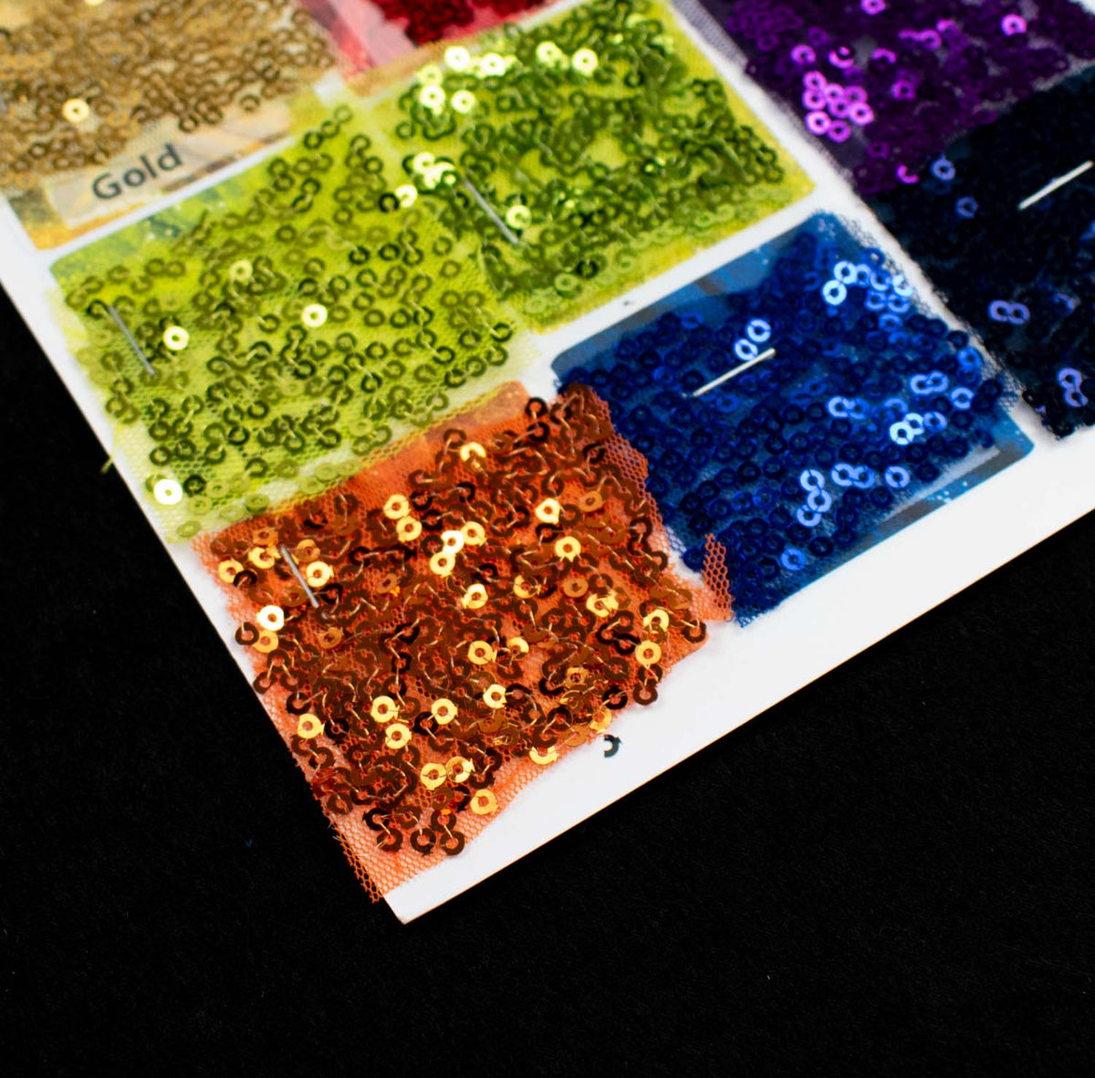 Mesh Samples Set All Over Sequin Mesh Sample Book – Homecraft Textiles