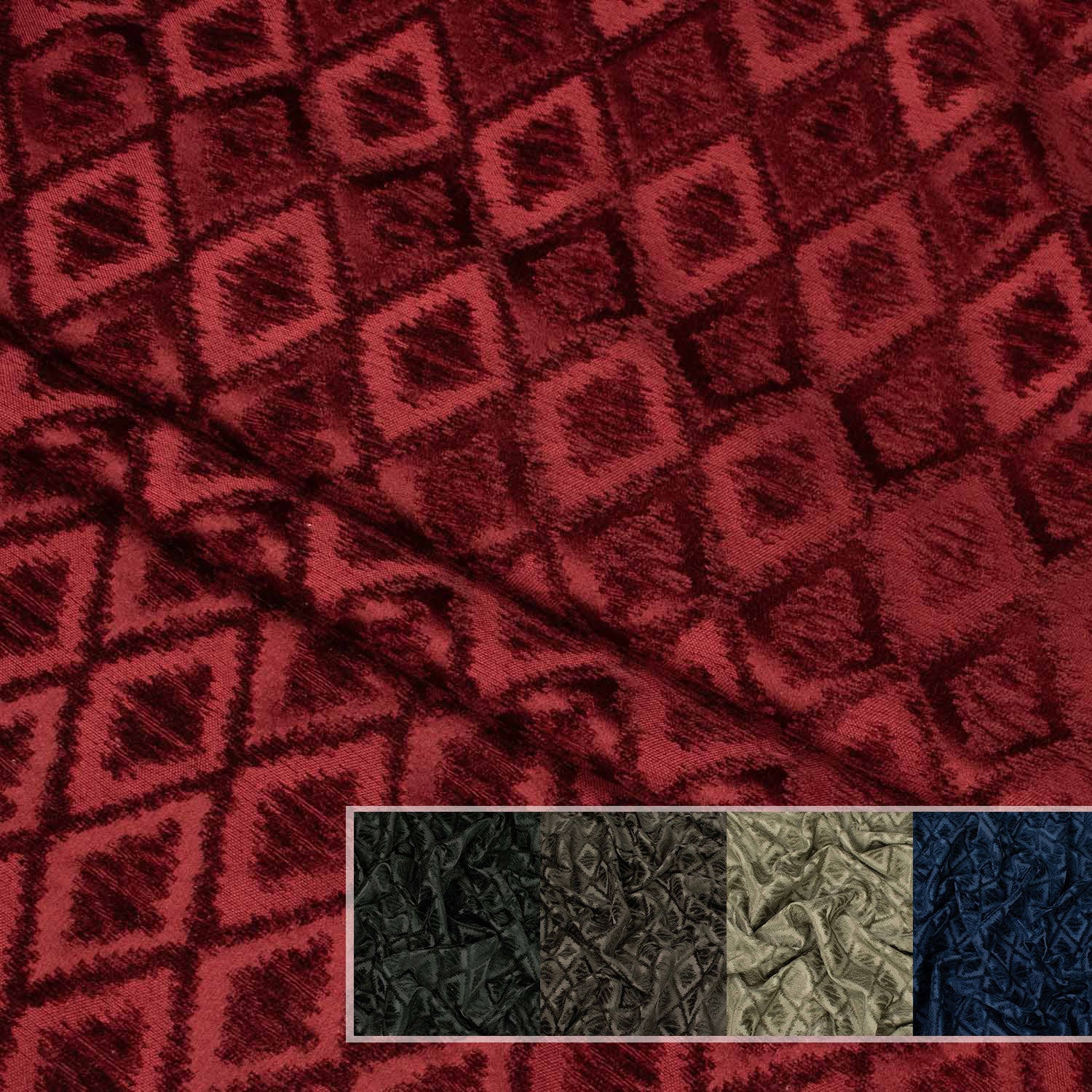 Aosta by Zepel - Curtaining/Upholstery Rhombus Chenille